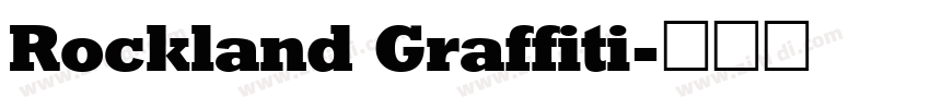 Rockland Graffiti字体转换
